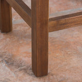 Amantani Outdoor Acacia Counter Stool (Set of 2) by Christopher Knight Home