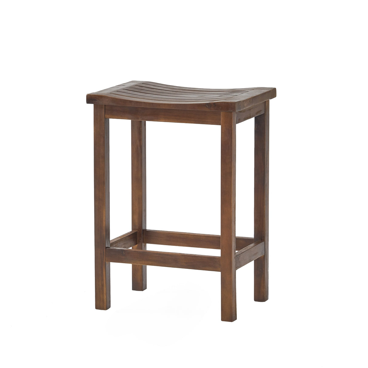 Amantani Outdoor Acacia Counter Stool (Set of 4) by Christopher Knight Home