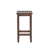 Amantani Outdoor Acacia Counter Stool (Set of 4) by Christopher Knight Home