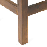Amantani Outdoor Acacia Counter Stool (Set of 4) by Christopher Knight Home