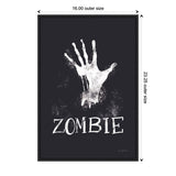 Amanti Art Sophisticated Spooky X - Zombie Framed Canvas Wall Art