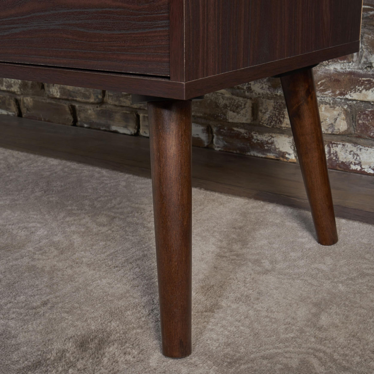 Amarah Mid-century Modern Wood TV Stand by Christopher Knight Home