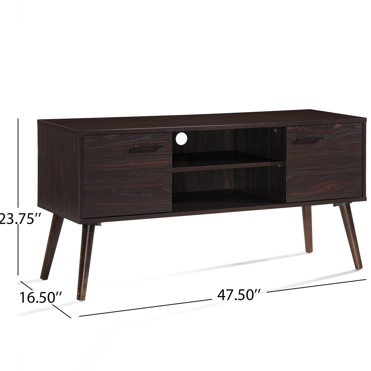 Amarah Mid-century Modern Wood TV Stand by Christopher Knight Home