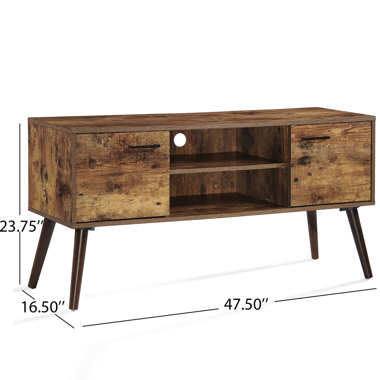 Amarah Mid-century Modern Wood TV Stand by Christopher Knight Home