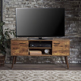 Amarah Mid-century Modern Wood TV Stand by Christopher Knight Home