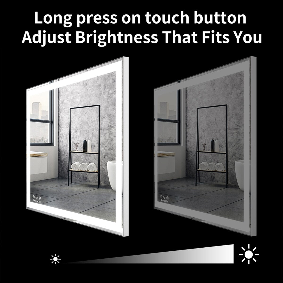 Amaya LED Bathroom Vanity Mirror - 36'' x 28''