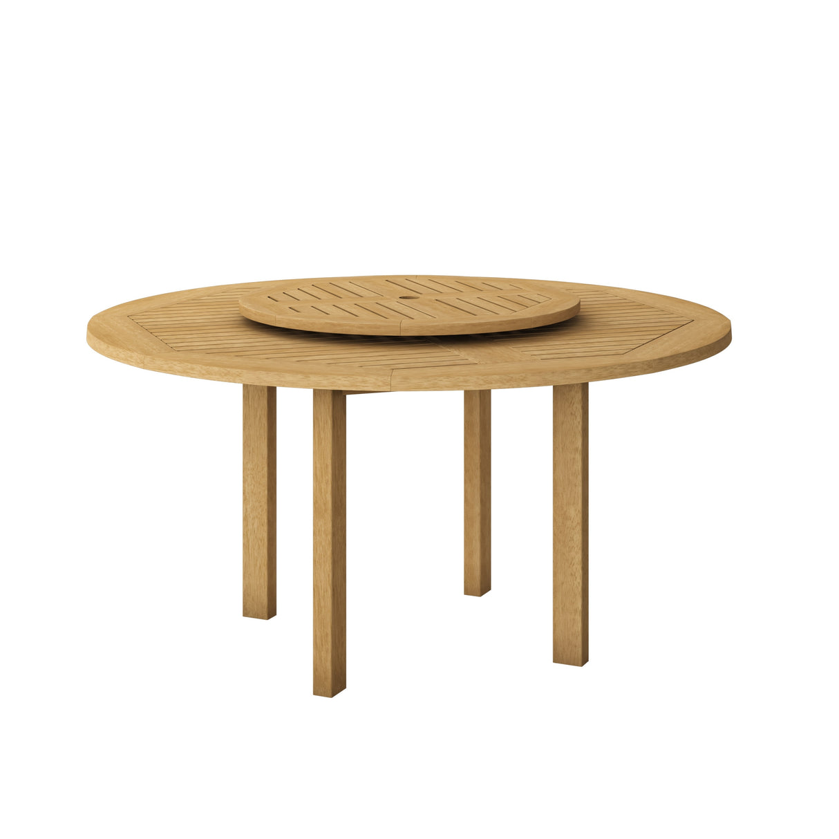 Amazonia 7 Piece 100% FSC Certified Wood Gorilla Lazy Susan Outdoor Patio Dining Set