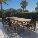 Amazonia Allyson 11pc FSC Certified Wood Outdoor Patio Dining Set - 11 Piece