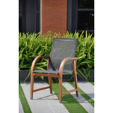 Amazonia Allyson 11pc FSC Certified Wood Outdoor Patio Dining Set - 11 Piece