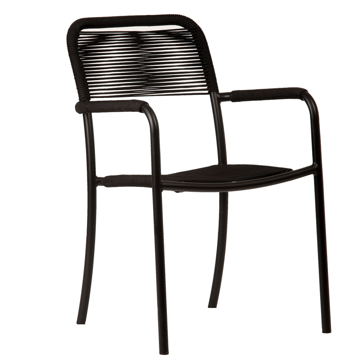 Amazonia Curry 2pc or 4pc Aluminum & Rope Outdoor Patio Dining Chairs