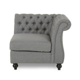 Amberside Fabric 6-seat Chesterfield Sectional Set by Christopher Knight Home
