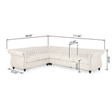 Amberside Fabric 6-seat Chesterfield Sectional Set by Christopher Knight Home