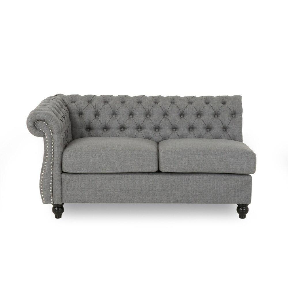 Amberside Fabric 6-seat Chesterfield Sectional Set by Christopher Knight Home