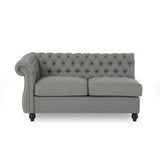 Amberside Fabric 6-seat Chesterfield Sectional Set by Christopher Knight Home