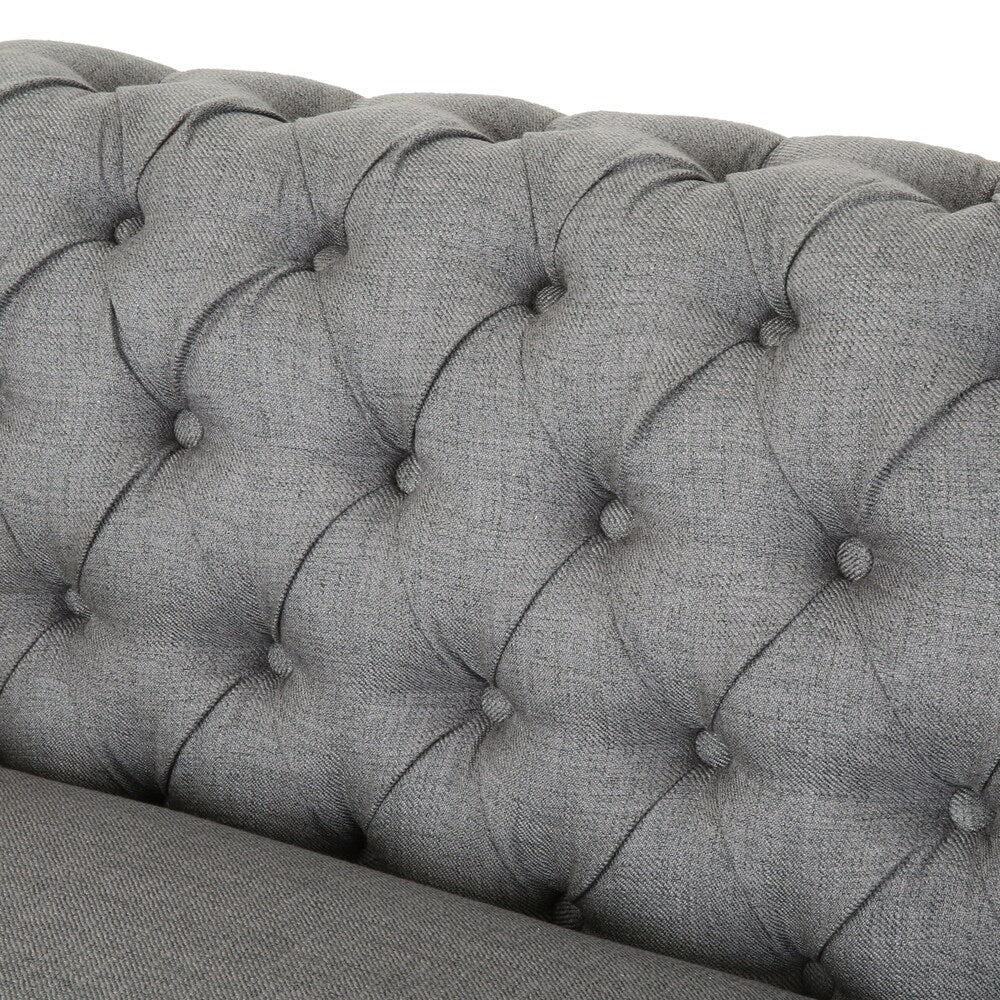 Amberside Fabric 6-seat Chesterfield Sectional Set by Christopher Knight Home