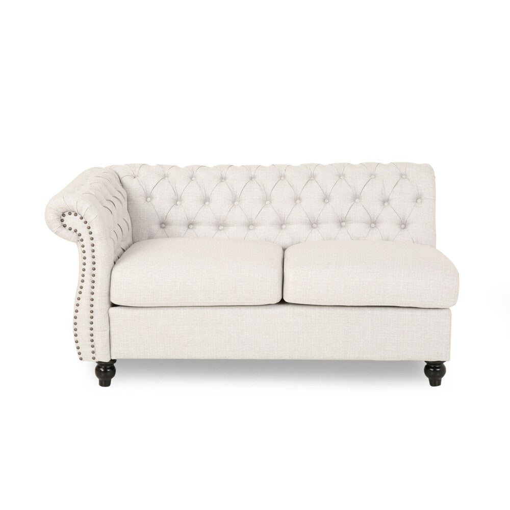 Amberside Fabric 6-seat Chesterfield Sectional Set by Christopher Knight Home
