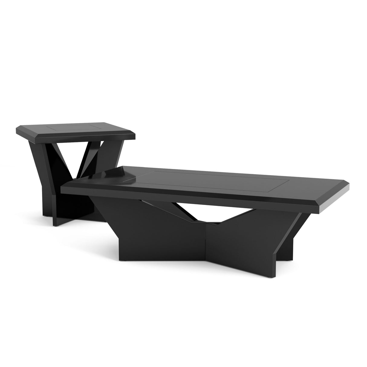 Ameena Contemporary 2-Piece Coffee Table and End Table Set by Furniture of America
