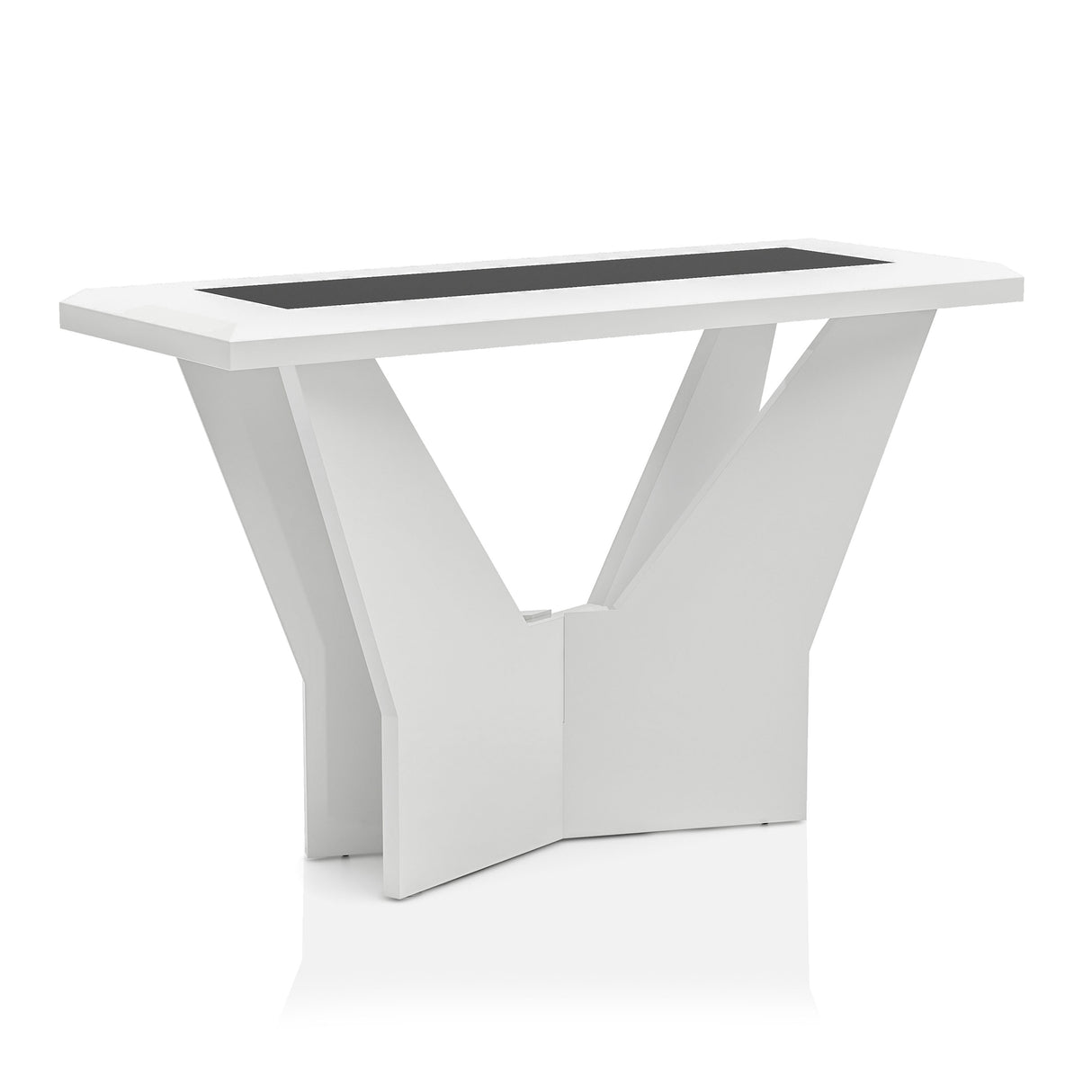 Ameena Contemporary Glass Top 3-Piece Coffee Table Set by Furniture of America