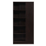 Amelia Mid-century 5-shelf Wood Cabinet by Christopher Knight Home