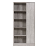 Amelia Mid-century 5-shelf Wood Cabinet by Christopher Knight Home