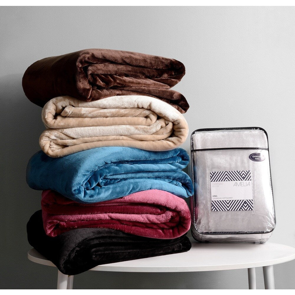 Amelia Queen Super Soft Flannel Blanket