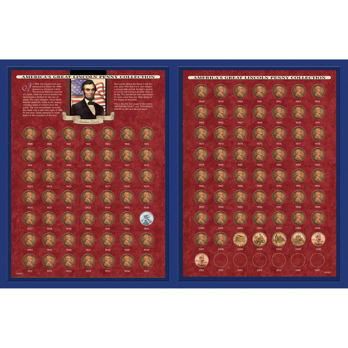 America's Great Lincoln Penny Collection 1909-2013