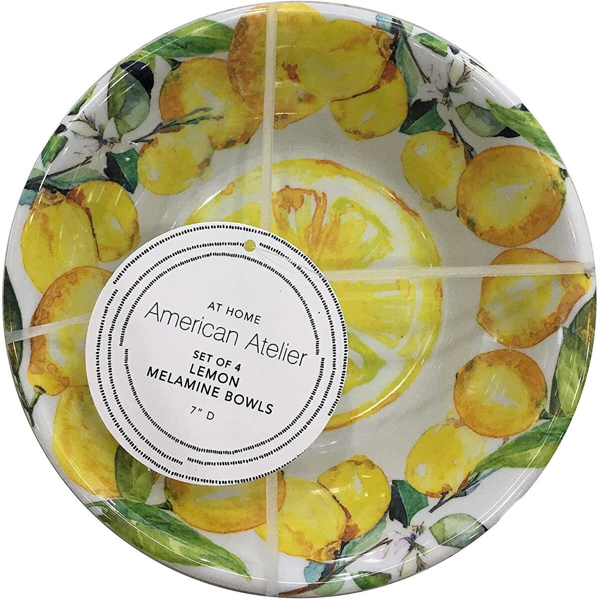 American Atelier Melamine Pasta Bowls Set of 4