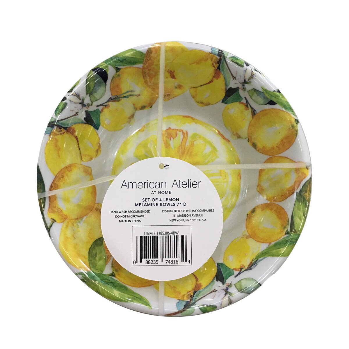 American Atelier Melamine Pasta Bowls Set of 4