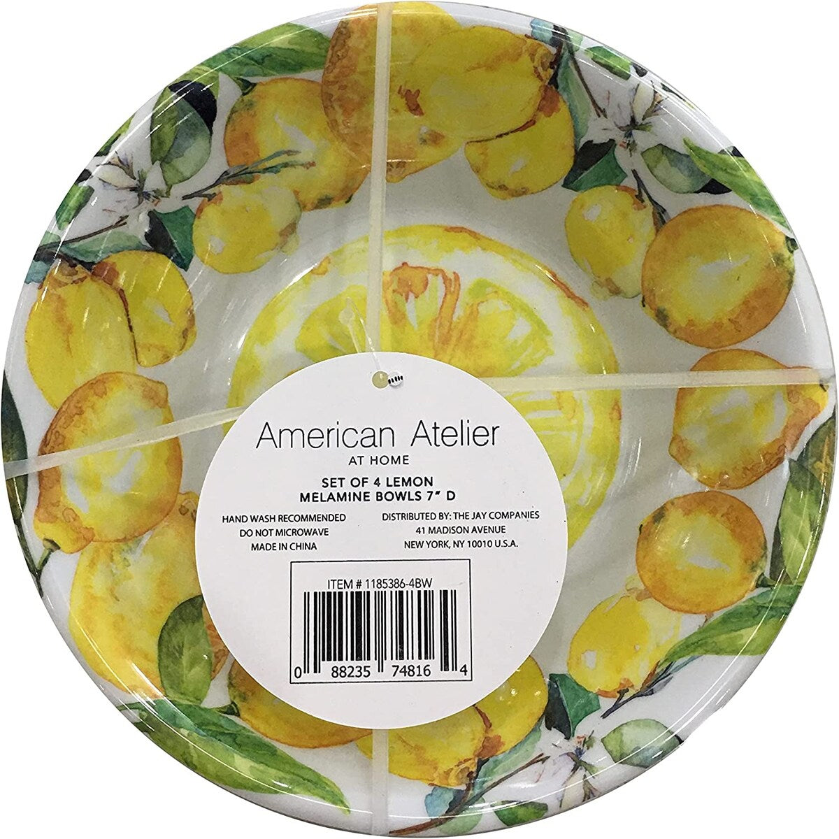 American Atelier Melamine Pasta Bowls Set of 4