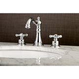 Kingston Brass American Classic Two-Handle 3-Hole Deck Mount Widespread Bathroom Faucet