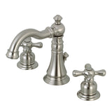 Kingston Brass American Classic Two-Handle 3-Hole Deck Mount Widespread Bathroom Faucet