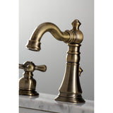 Kingston Brass American Classic Two-Handle 3-Hole Deck Mount Widespread Bathroom Faucet
