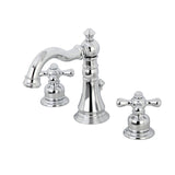 Kingston Brass American Classic Two-Handle 3-Hole Deck Mount Widespread Bathroom Faucet