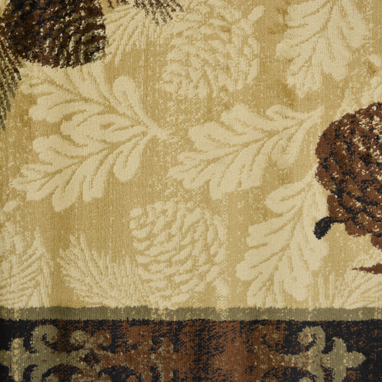 American Destination Lodge Pinecone Rug