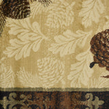 American Destination Lodge Pinecone Rug