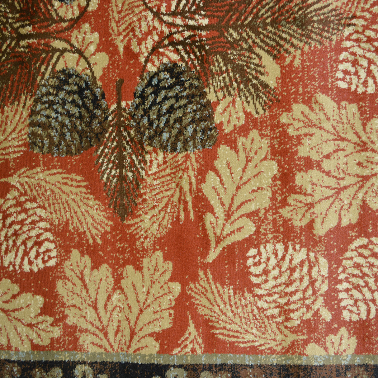 American Destination Lodge Pinecone Rug