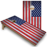 American Flag Premium 2x4 Cornhole Board Set