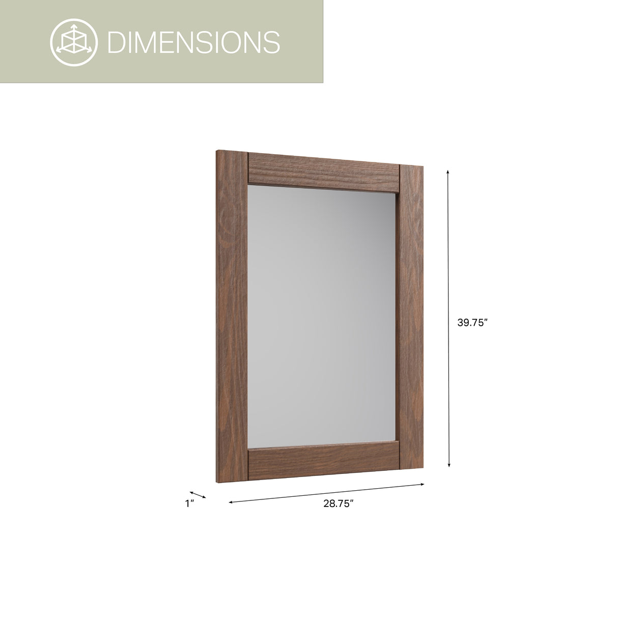 American Furniture Classics Model 51X/56XMah Pine Crafter Series Six Drawer Dresser and Wall Mirror