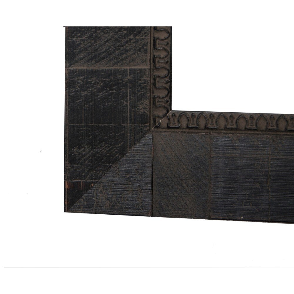 American Made Rayne Italian Ebony Vanity Wall Mirror - Antique Black, Black, Dark Ebony