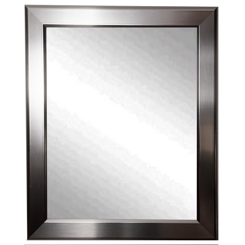 American Made Rayne Sleek Stainless Silver Wall/ Vanity Mirror