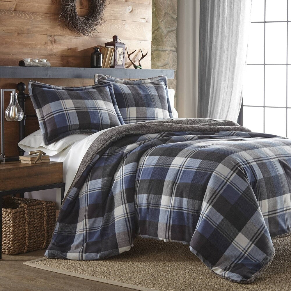American Outdoorsman Montauk Plaid Comforter Set Queen