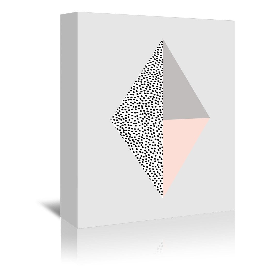 Americanflat - 8" x 10" Blackdots by Nanamia Design Wrapped Canvas Wall Art