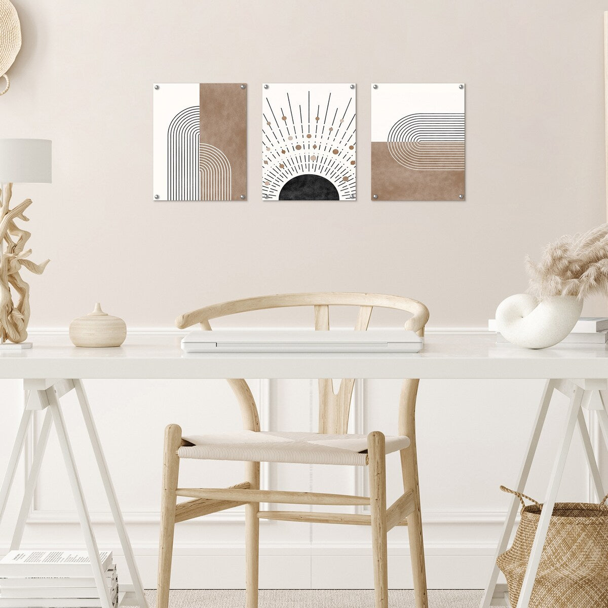 Americanflat - Abstract Wall Art Set - Abstract Mid Century Art by Artvir