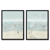 Americanflat - Abstract Wall Art Set - Emerald Beach II, by PI Creative Art