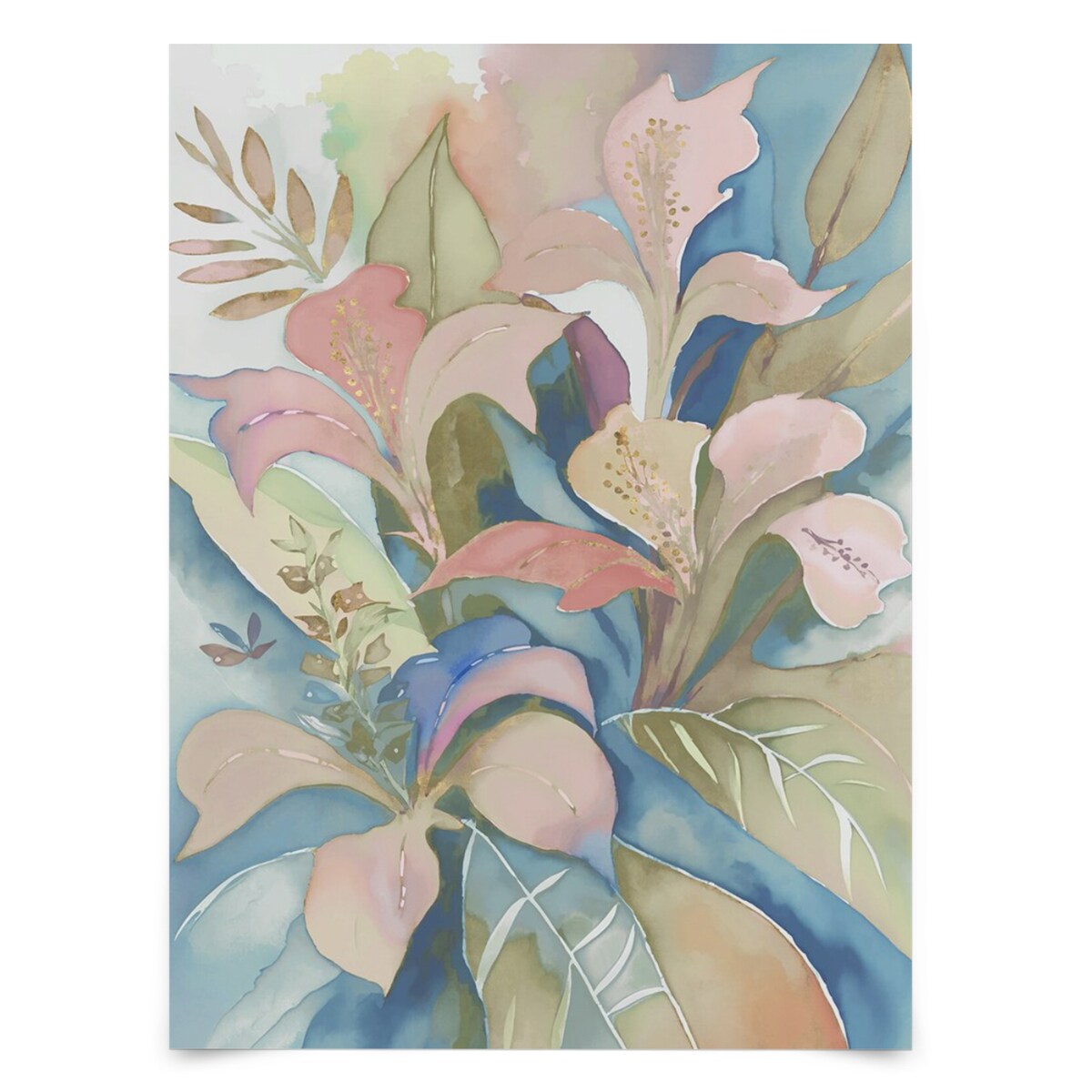 Americanflat - Abstract Wall Art Set - Exotic Garden II, by PI Creative Art