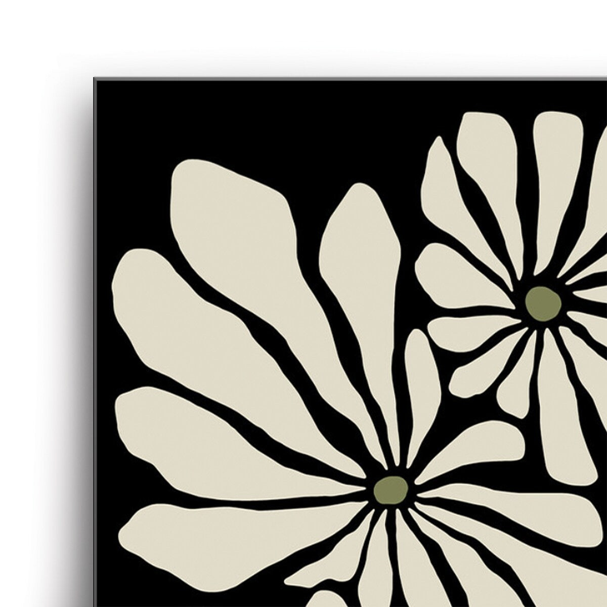 Americanflat - Abstract Wall Art Set - Moonlight Groovy Daisy, by Miho Art Studio