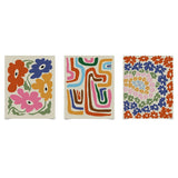 Americanflat - Abstract Wall Art Set - Nursery Poppy Flower, by Miho Art Studio