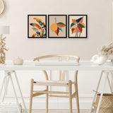 Americanflat - Abstract Wall Art Set - Retro Banana Leaf by Miho Art Studio