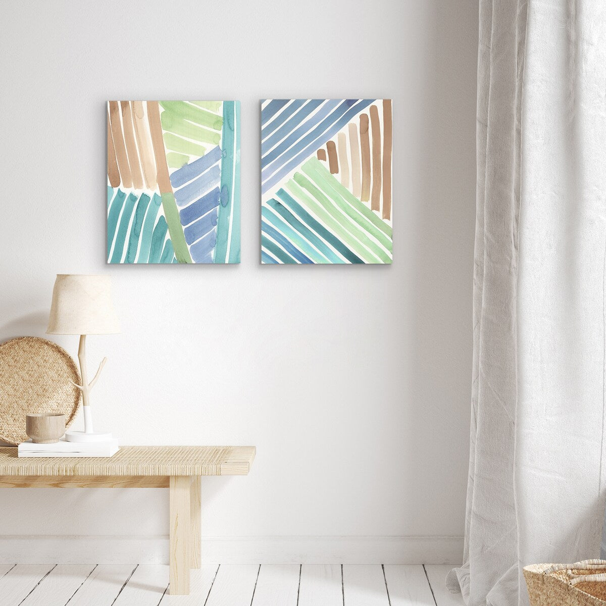 Americanflat - Abstract Wall Art Set - Spectral Symphony I, by PI Creative Art
