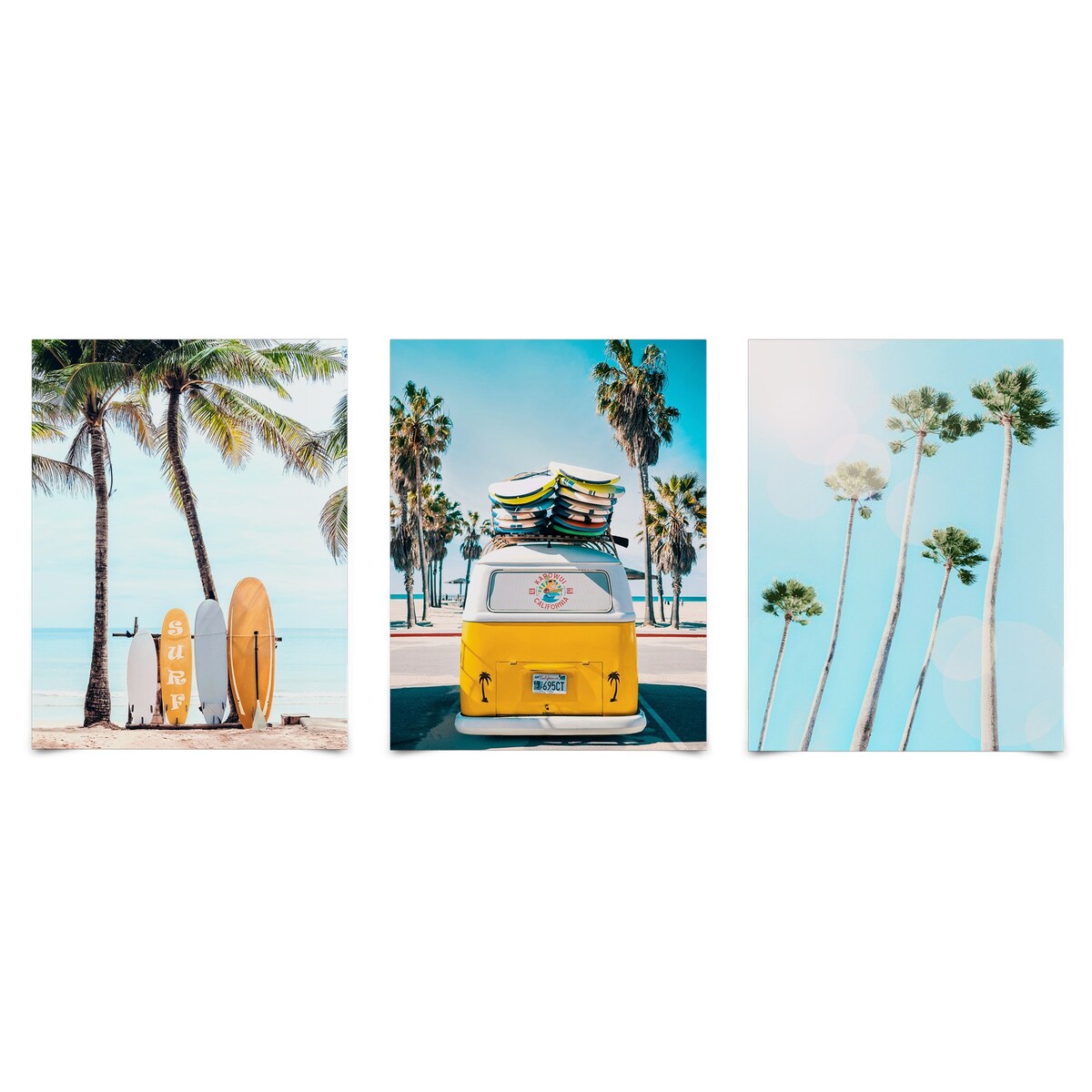 Americanflat - Coastal Wall Art Set - Choose Your Surfboard, by Gal Design